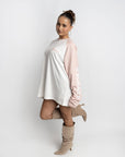RAGLAN LONGSLEEVE PINK & WHITE