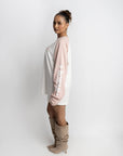RAGLAN LONGSLEEVE PINK & WHITE