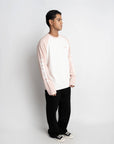 RAGLAN LONGSLEEVE PINK & WHITE
