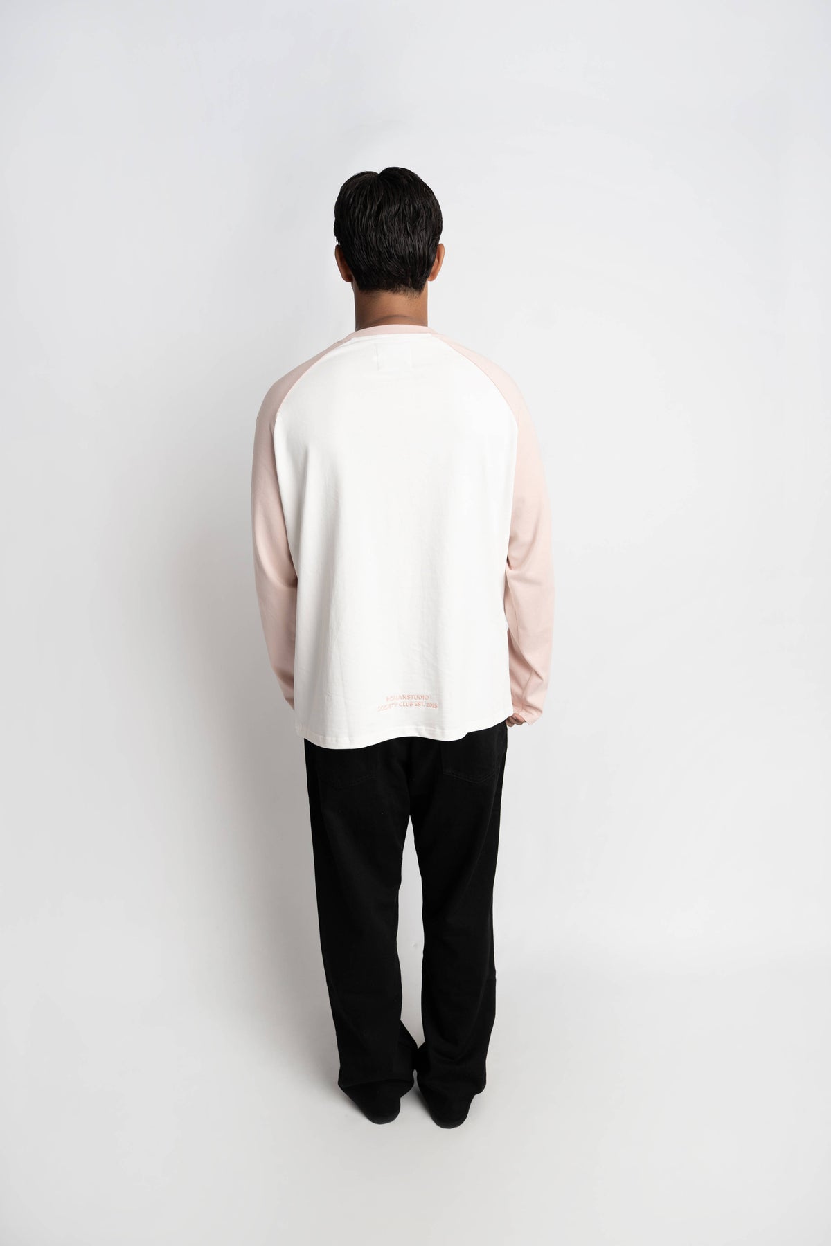 RAGLAN LONGSLEEVE PINK &amp; WHITE