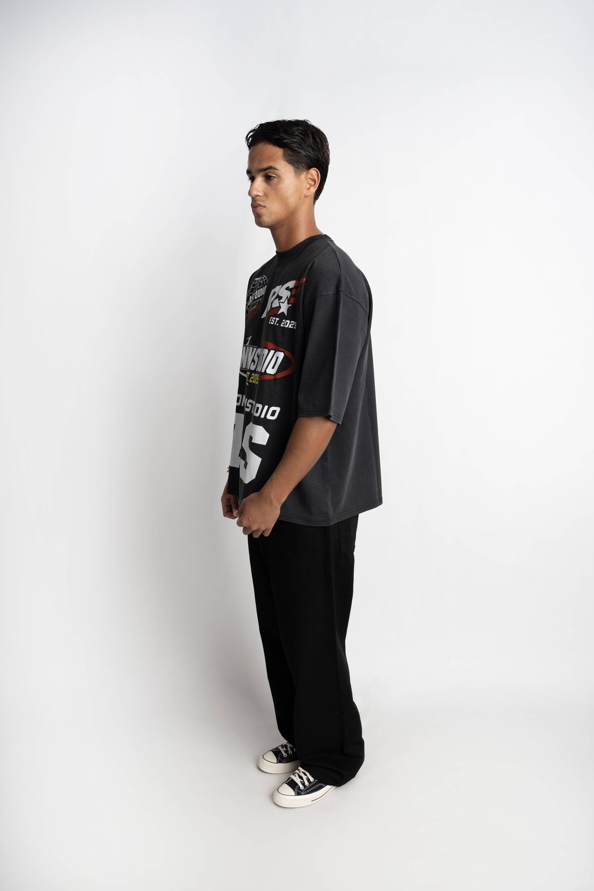 RS RACING T-SHIRT BLACK