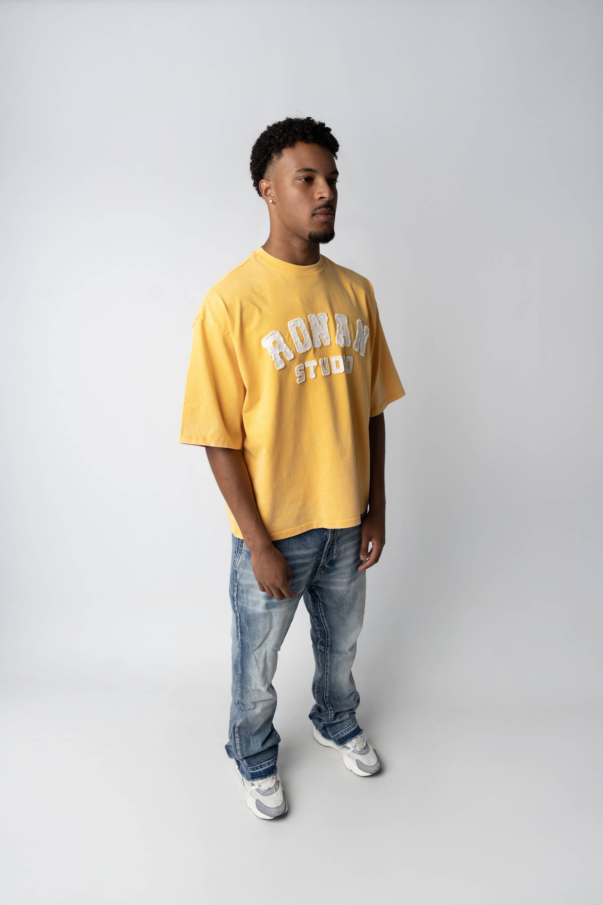 RS ATELIER T-SHIRT WASHED HONEY GOLD