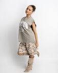 RACING SLEEVELESS T-SHIRT WASHED OLIVE