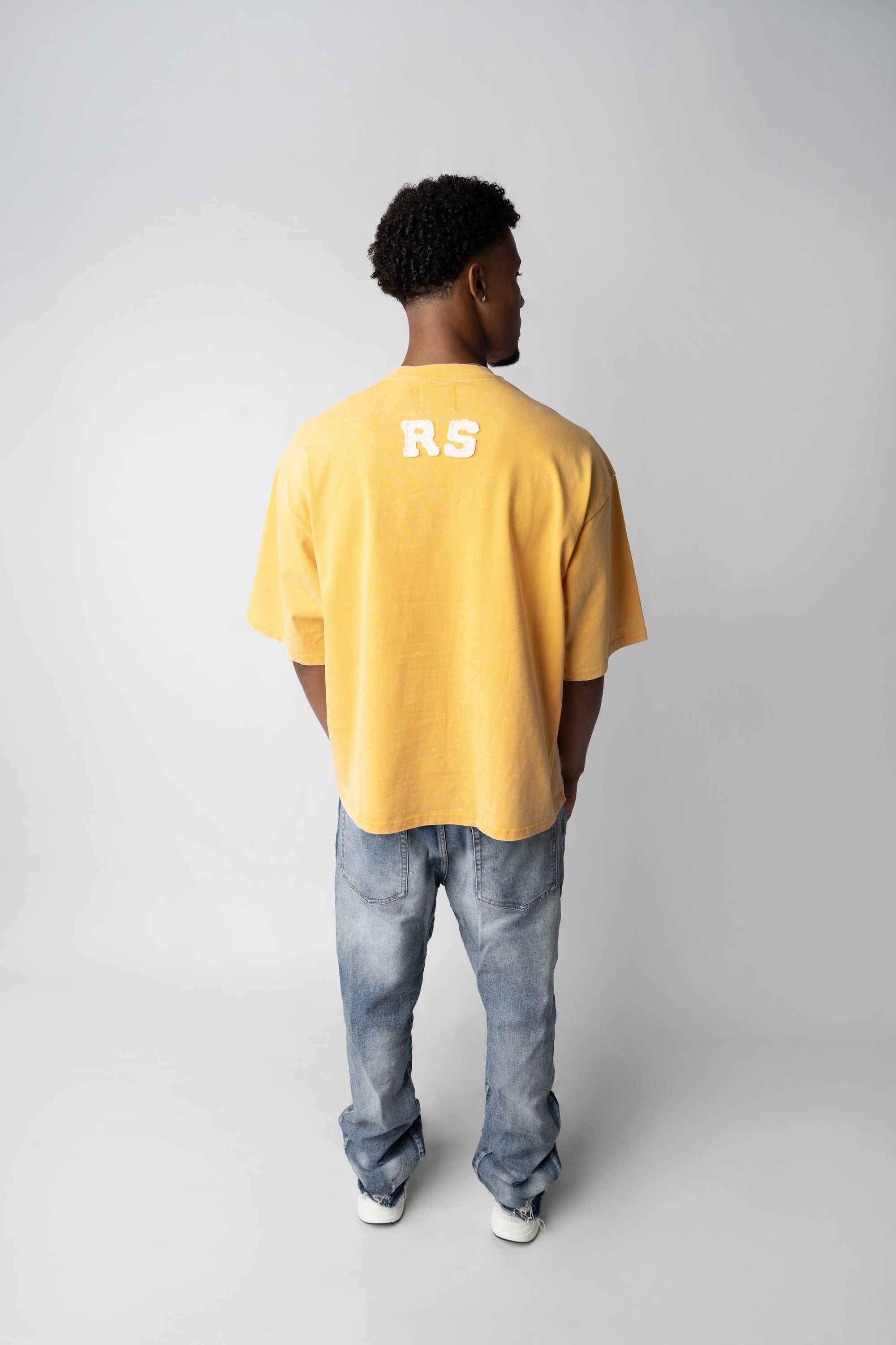 RS ATELIER T-SHIRT WASHED HONEY GOLD