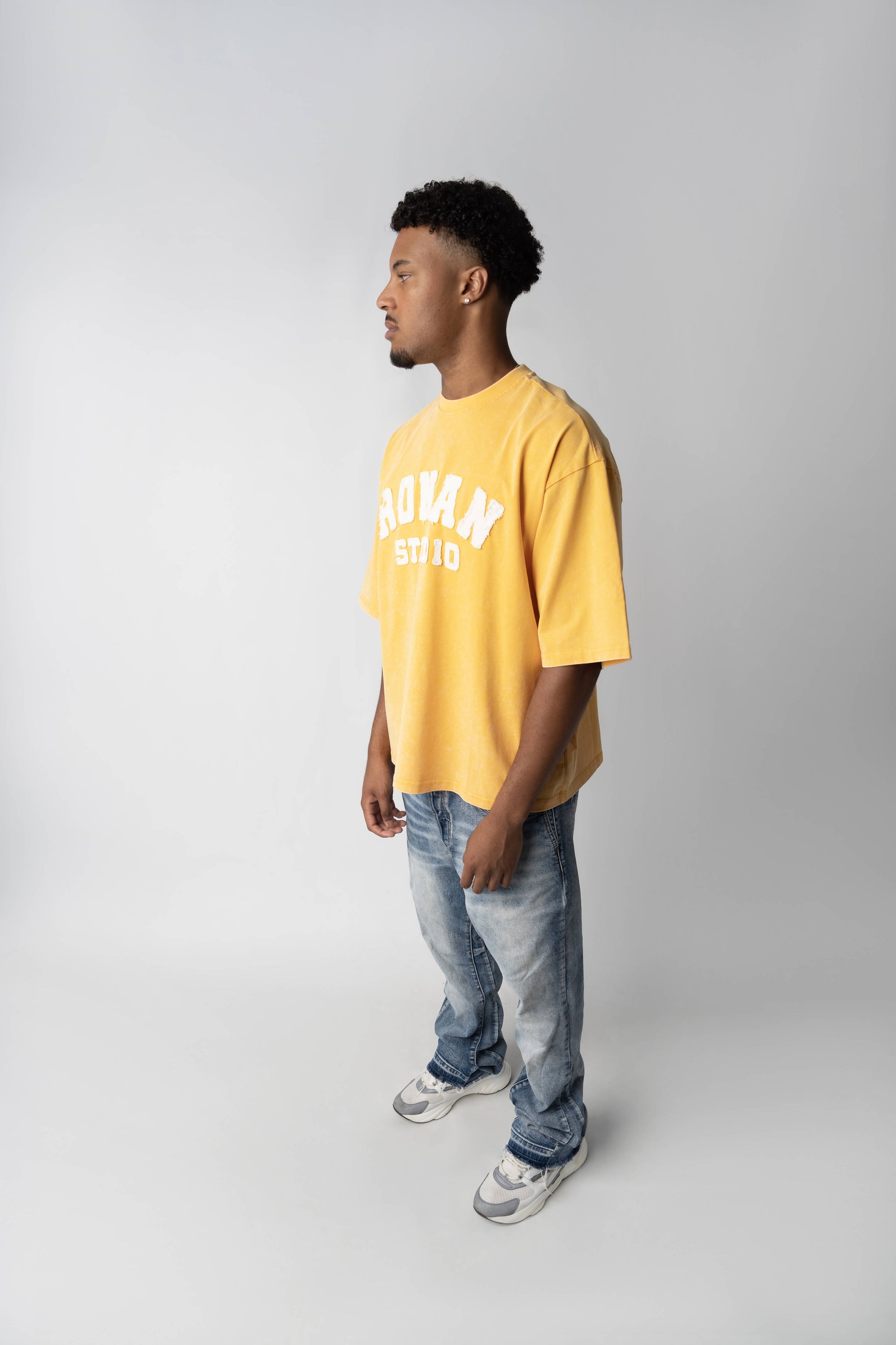 RS ATELIER T-SHIRT WASHED HONEY GOLD