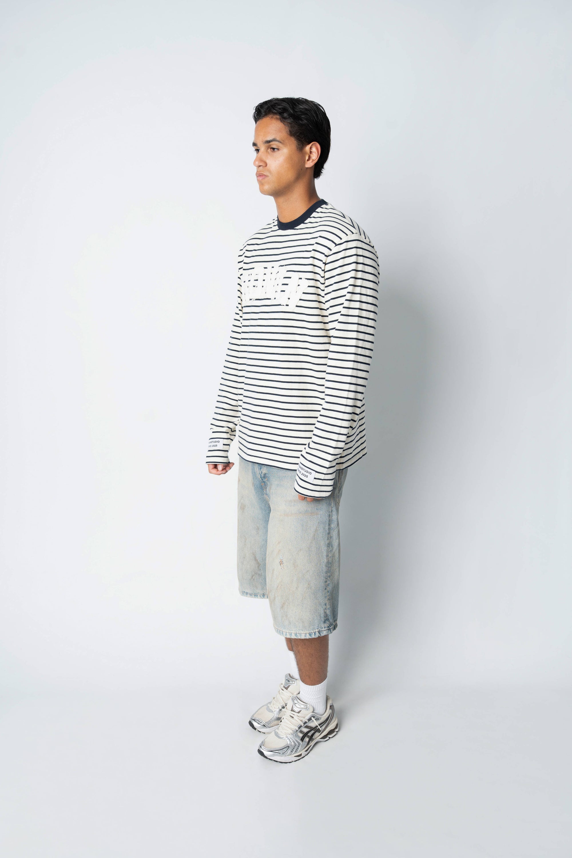 PRE-ORDER RS STRIPE LONGSLEEVE NAVY