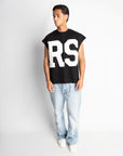 RS SLEEVELESS T-SHIRT BLACK
