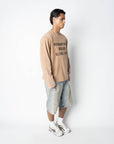 ATELIER LONGSLEEVE WASHED BROWN