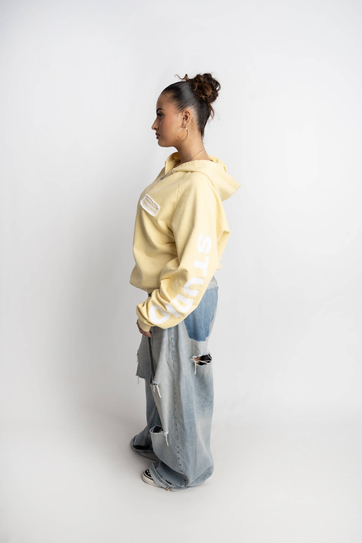 STUDIO ZIP UP BUTTER YELLOW