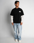 PRE-ORDER ATELIER DOUBLE SLEEVE FLANNEL BLACK