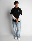PRE-ORDER ATELIER DOUBLE SLEEVE FLANNEL BLACK