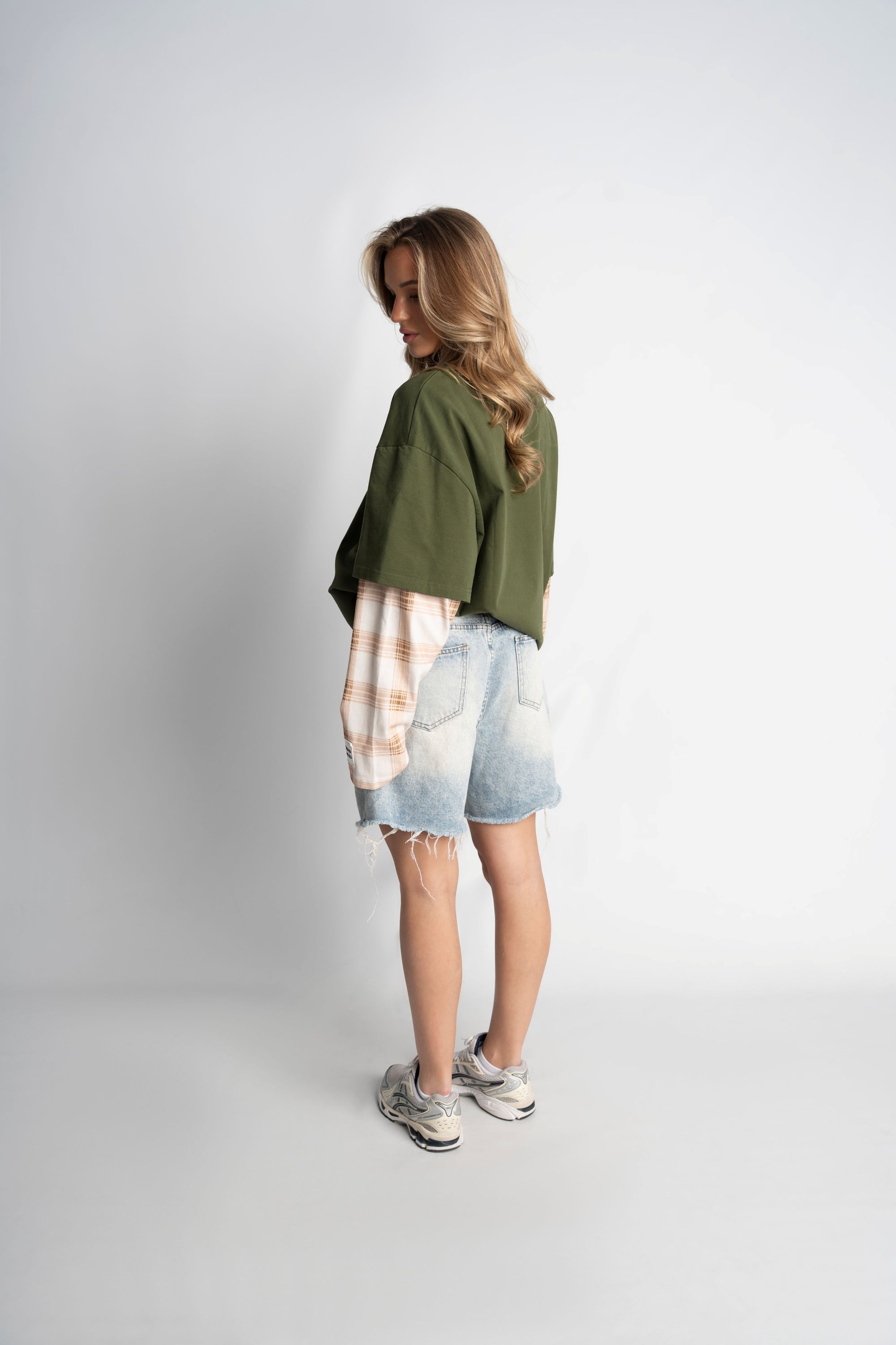 PRE-ORDER ATELIER DOUBLE SLEEVE FLANNEL OLIVE