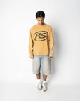 RS ATELIER LONGSLEEVE WASHED HONEY GOLD