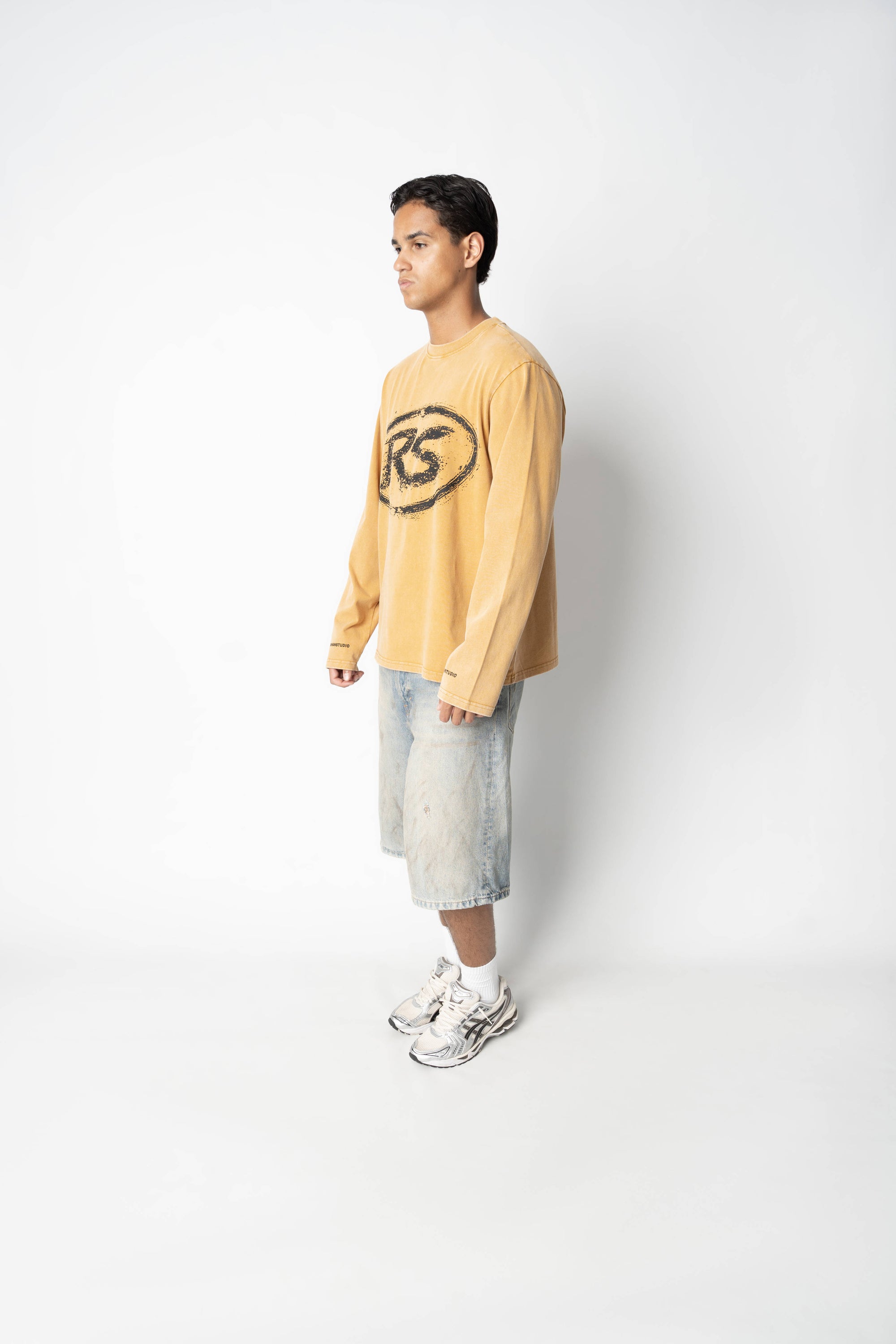 RS ATELIER LONGSLEEVE WASHED HONEY GOLD