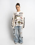 RACING WAFFLE LONGSLEEVE OFF SAND