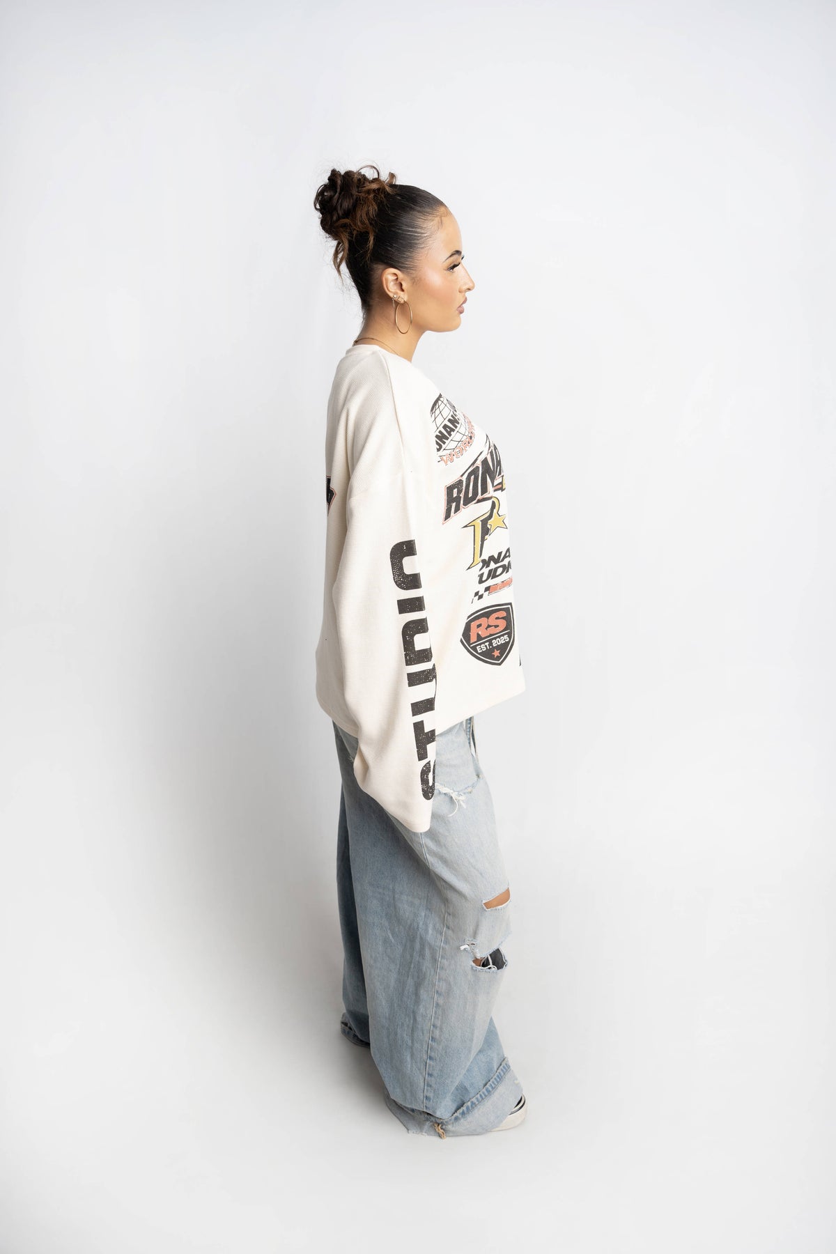 RACING WAFFLE LONGSLEEVE OFF SAND