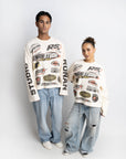 RACING WAFFLE LONGSLEEVE OFF SAND