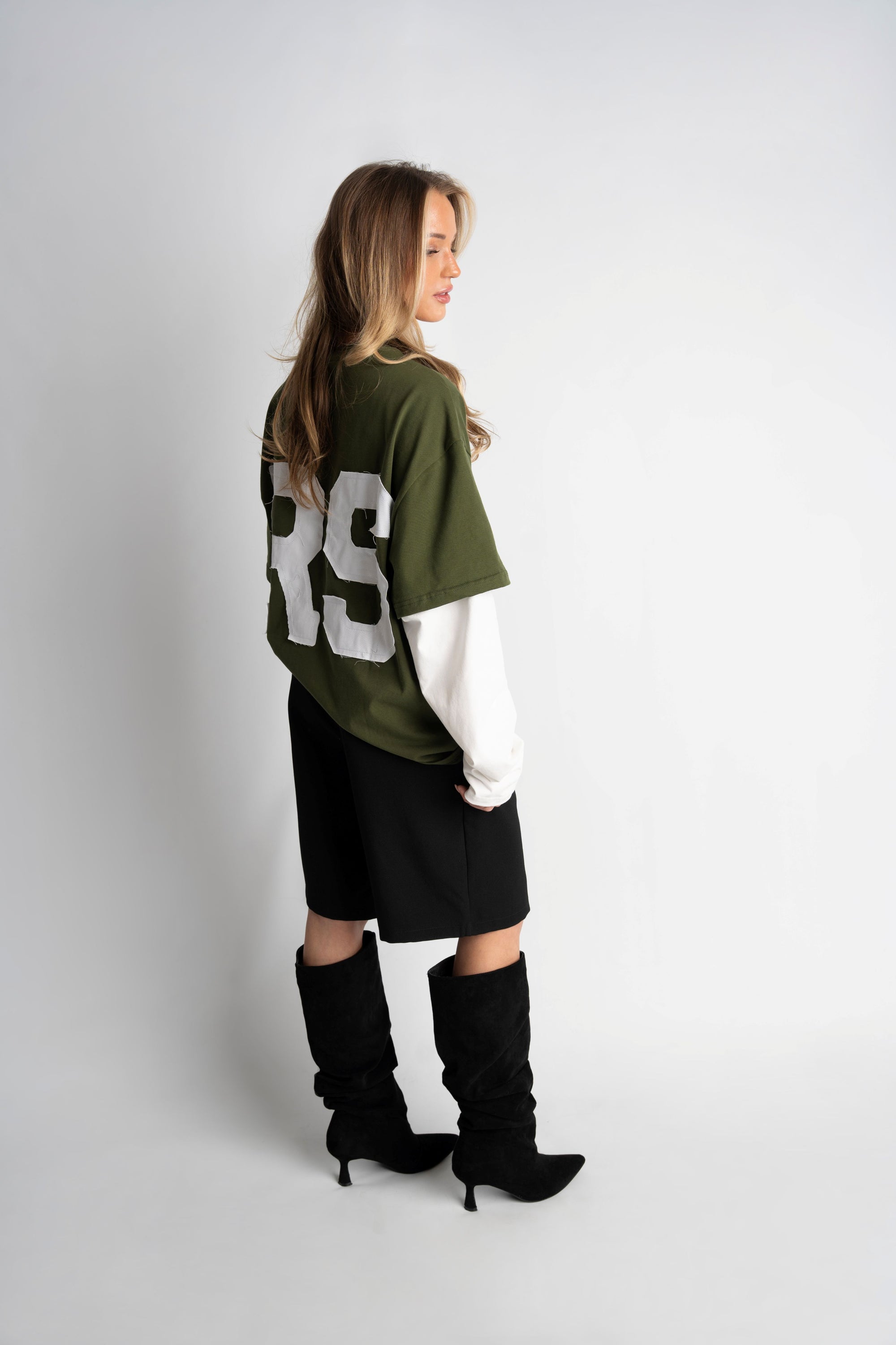 RS ATELIER DOUBLE SLEEVE OLIVE GREEN