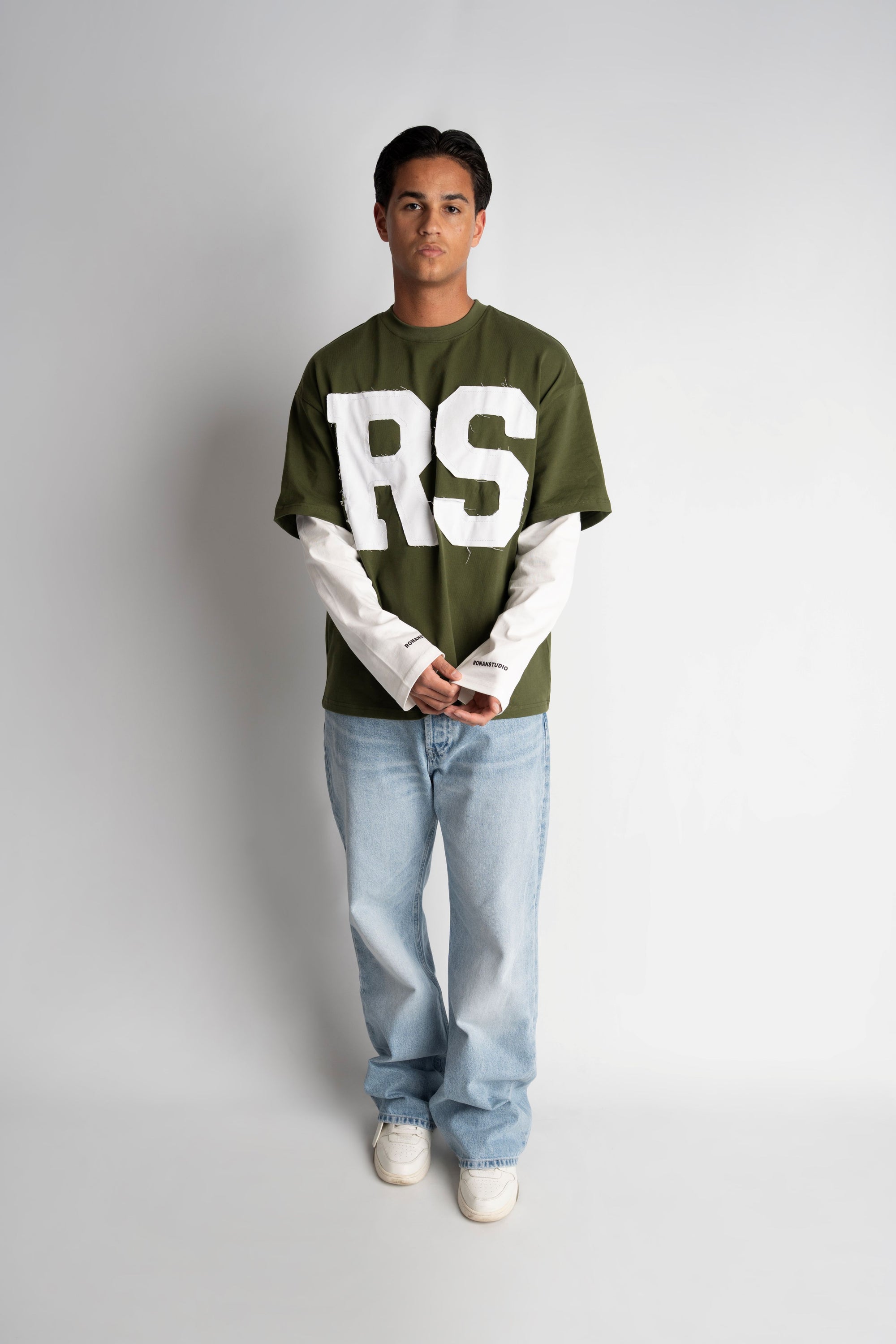 RS ATELIER DOUBLE SLEEVE OLIVE GREEN