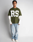 RS ATELIER DOUBLE SLEEVE OLIVE GREEN