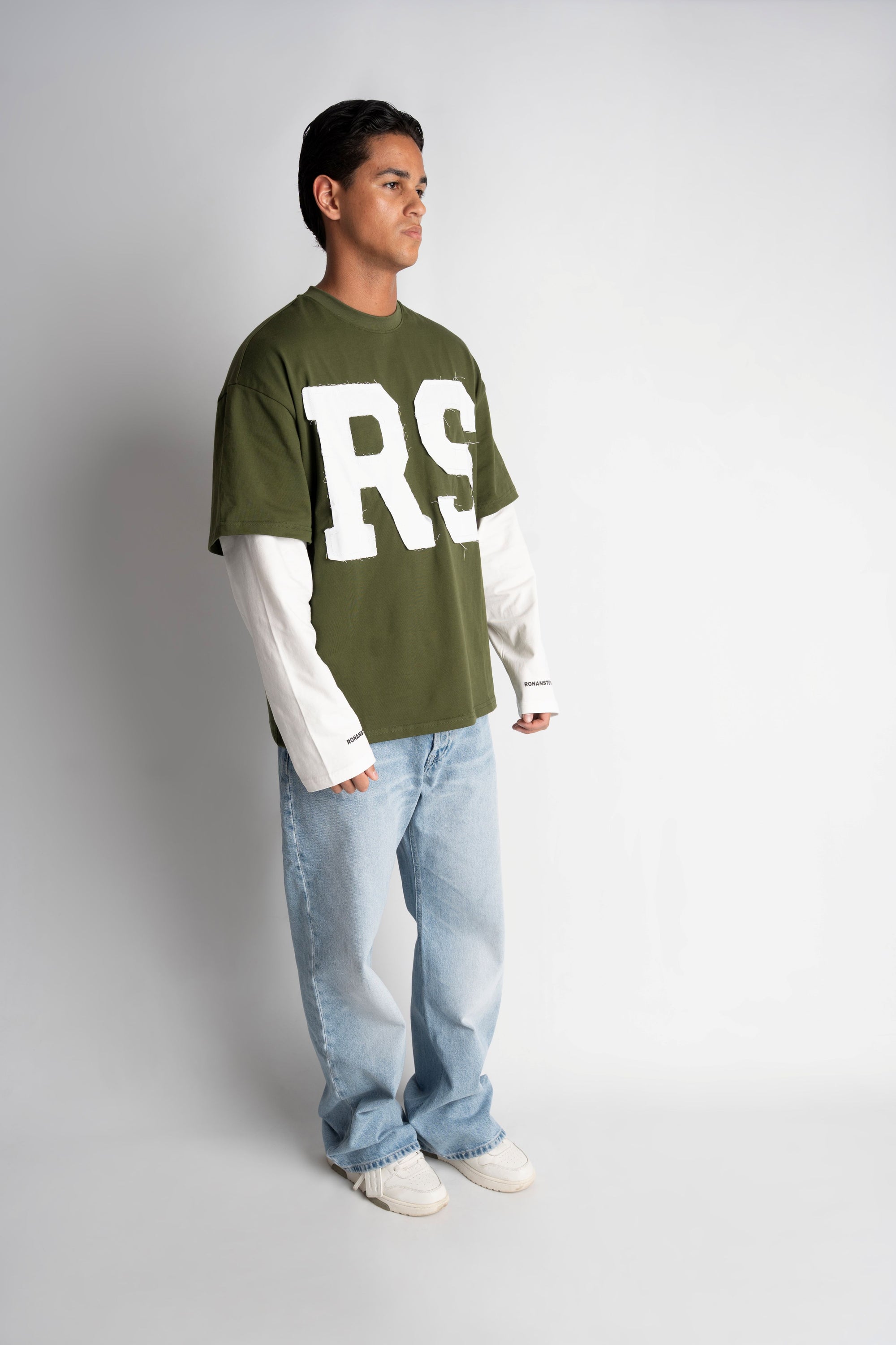RS ATELIER DOUBLE SLEEVE OLIVE GREEN