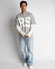 RS ATELIER DOUBLE SLEEVE GREY
