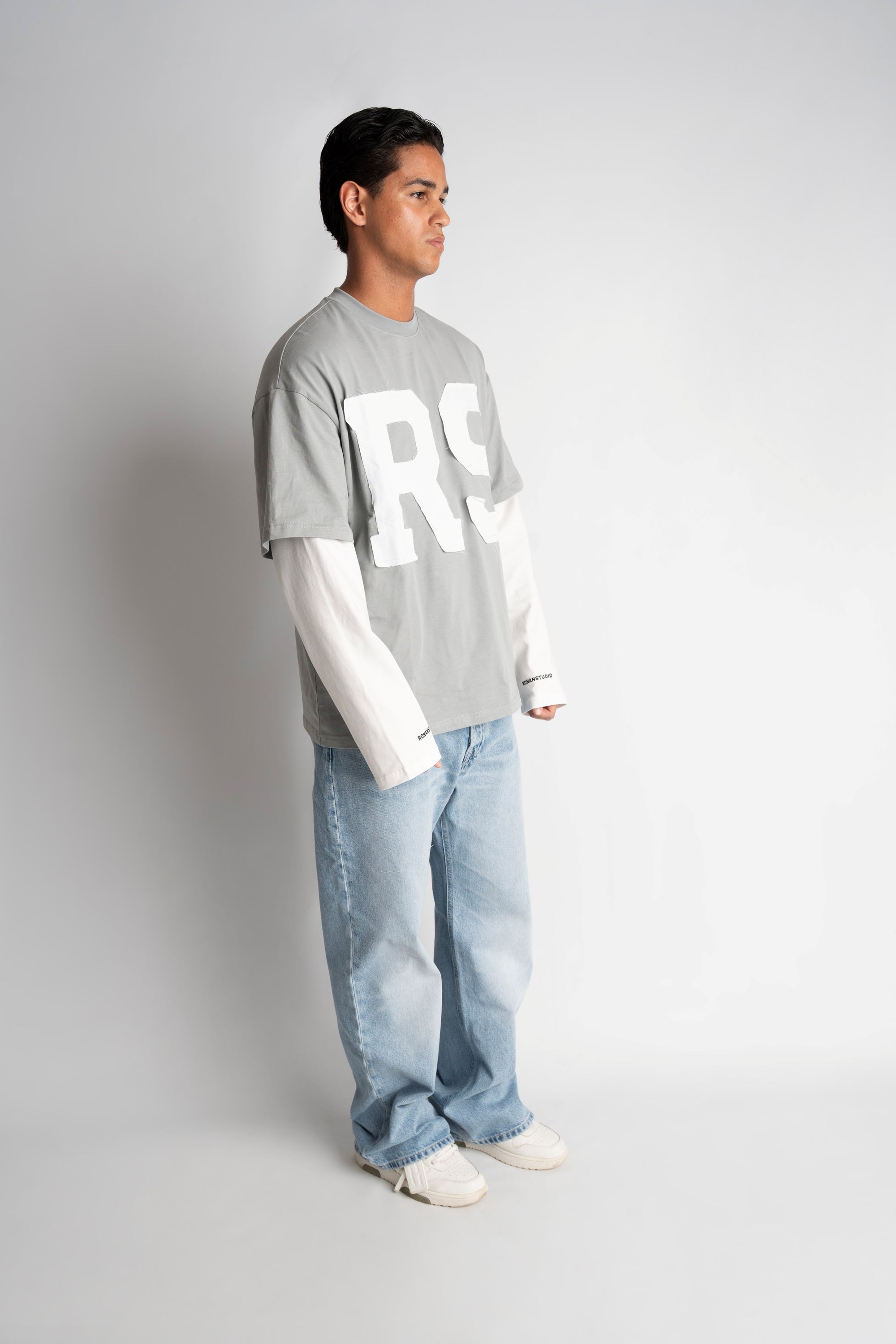 RS ATELIER DOUBLE SLEEVE GREY