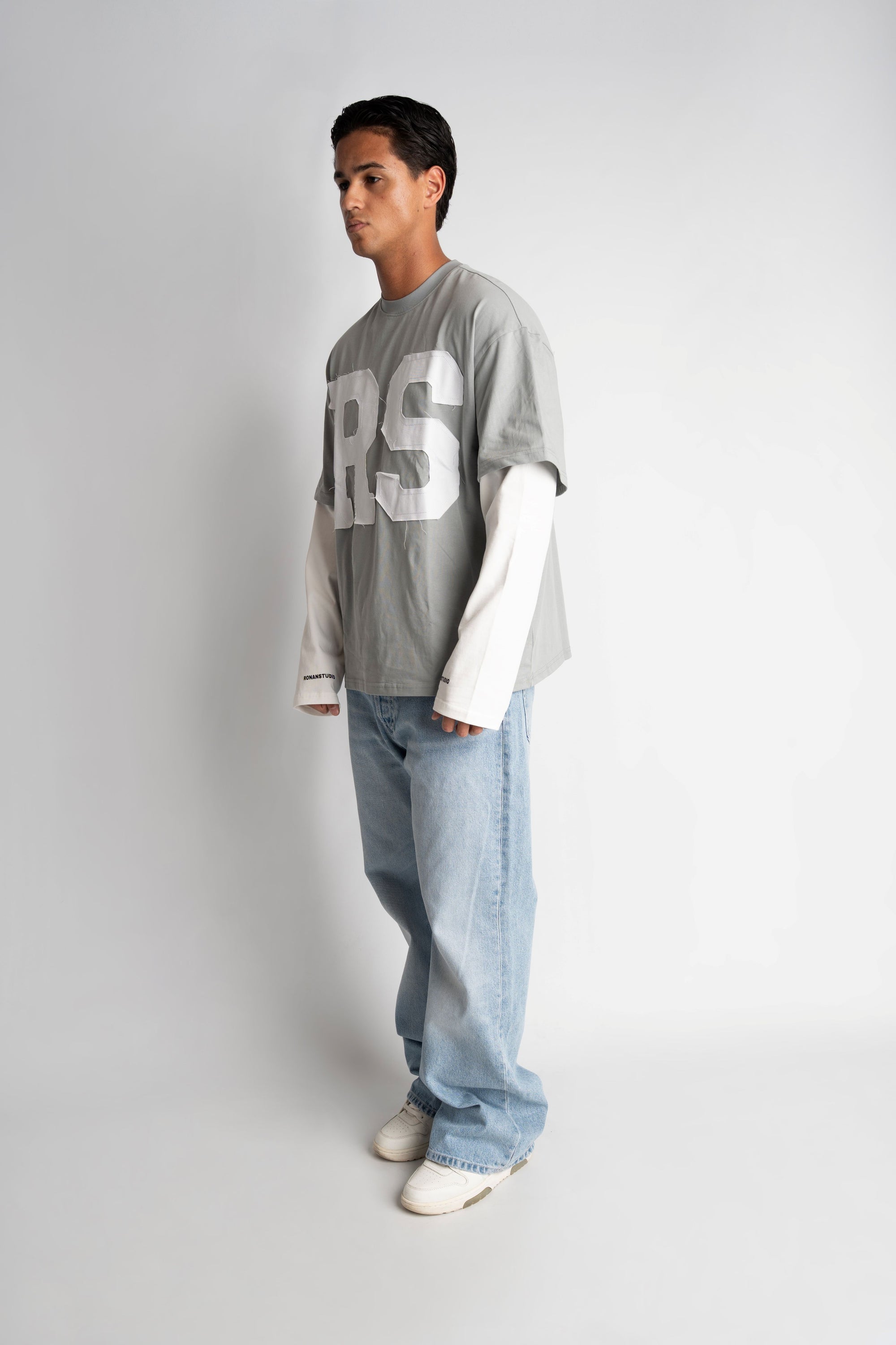 RS ATELIER DOUBLE SLEEVE GREY