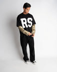 RS ATELIER DOUBLE SLEEVE BLACK X CAMO