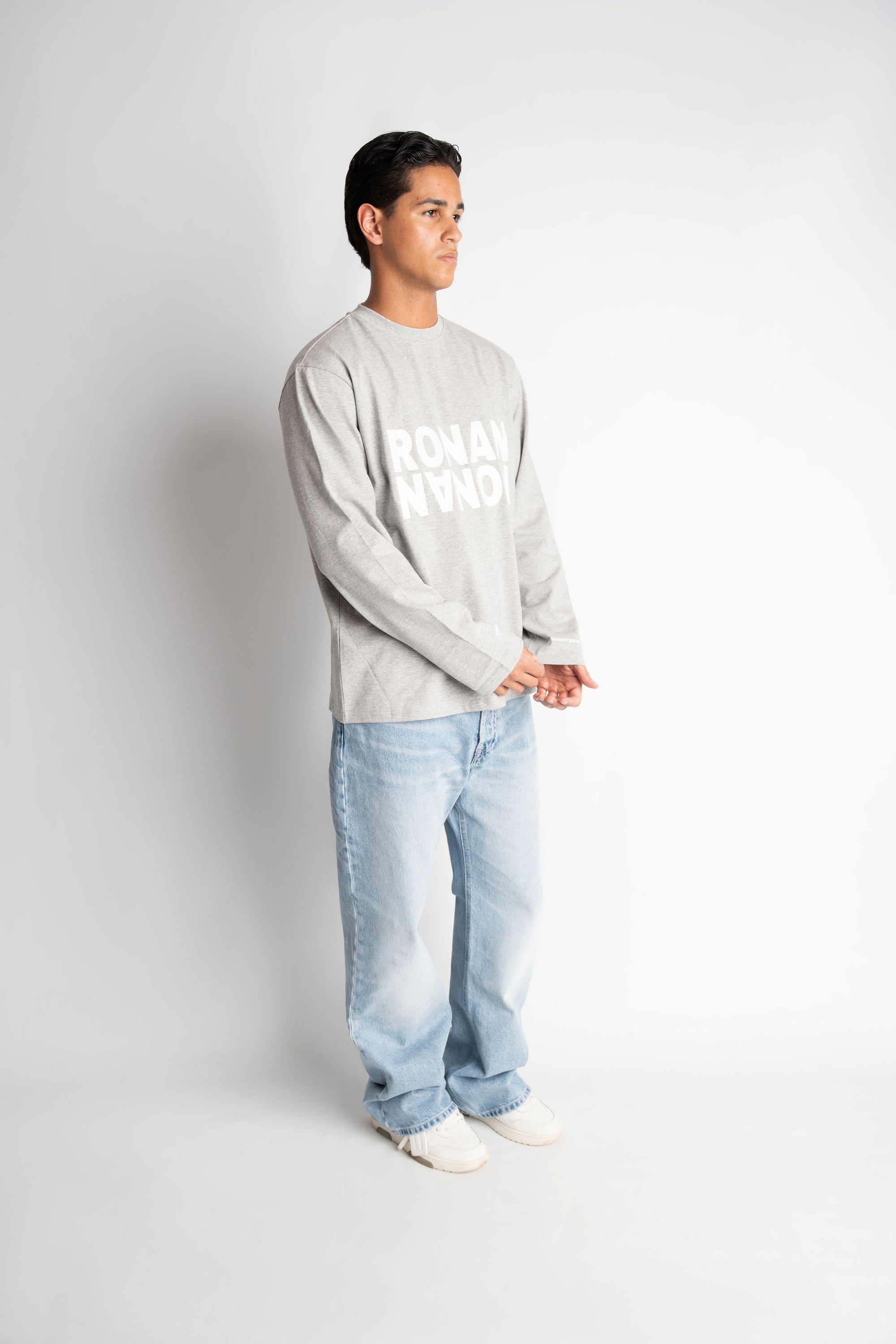 CLUB OVERSIZED LONGSLEEVE GREY