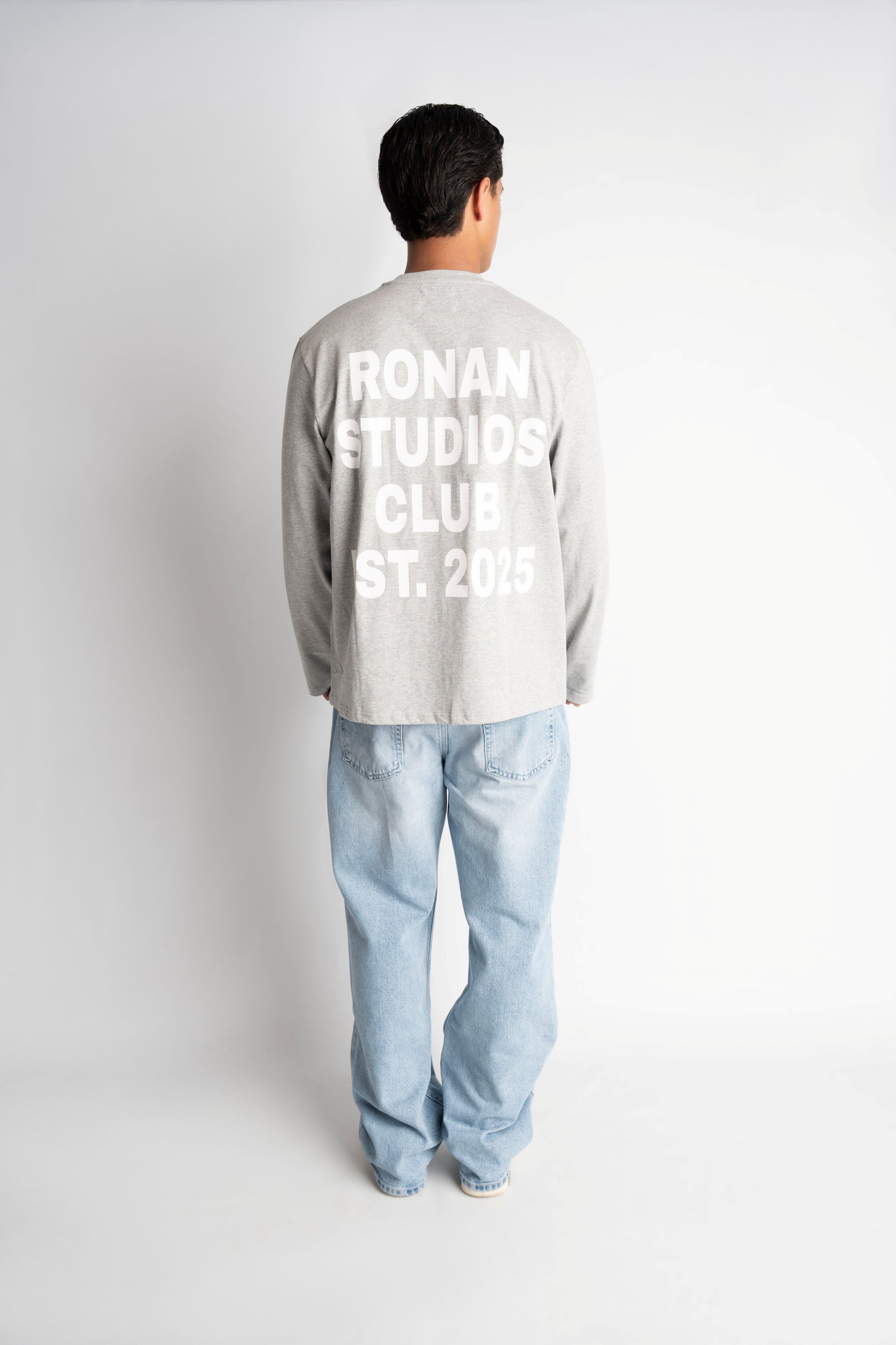 CLUB OVERSIZED LONGSLEEVE GREY