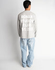 CLUB OVERSIZED LONGSLEEVE GREY