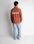 PRE-ORDER LABEL FLANNEL RED X WHITE