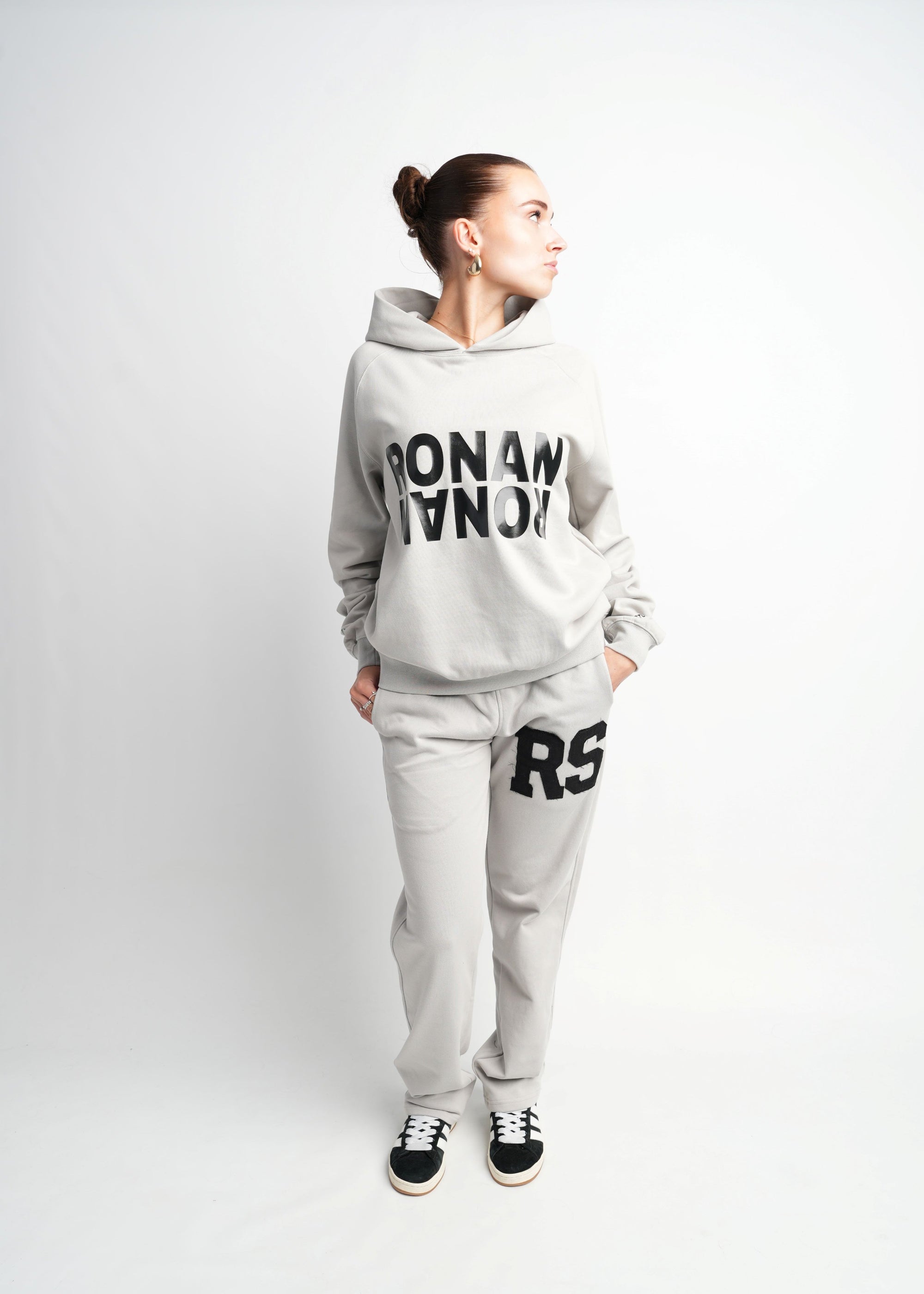 CLUB HOODIE SET DUSTY GREY