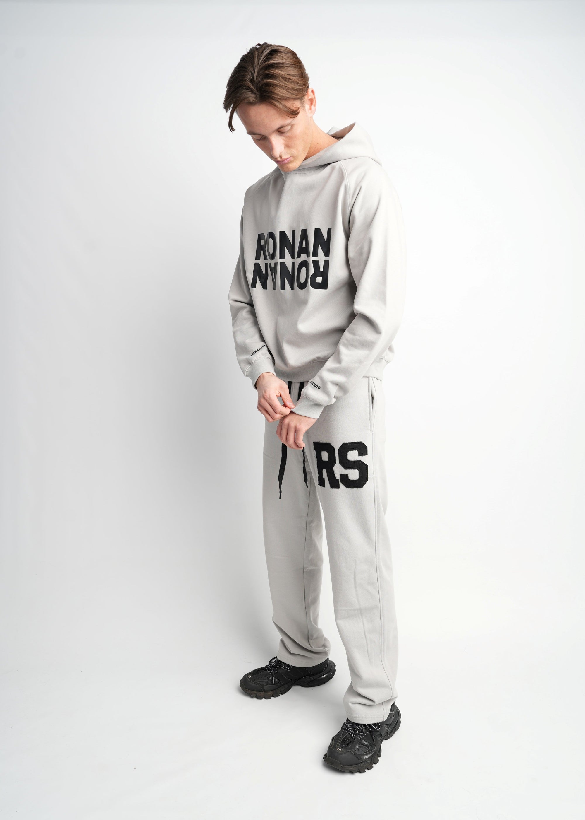CLUB HOODIE SET DUSTY GREY