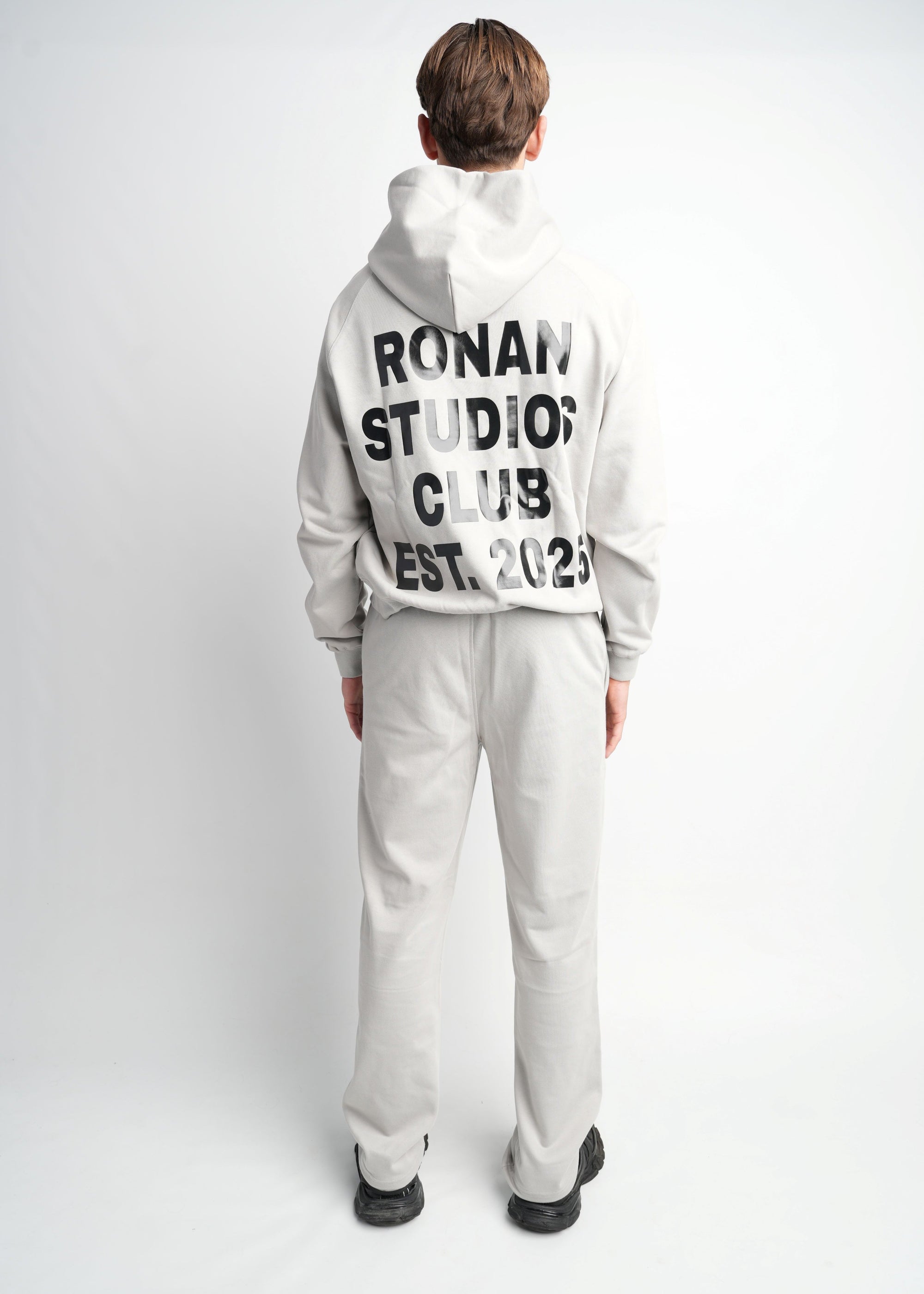 CLUB HOODIE SET DUSTY GREY