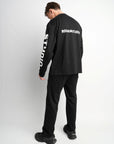 STUDIO BLACK OVERSIZED LONGSLEEVE