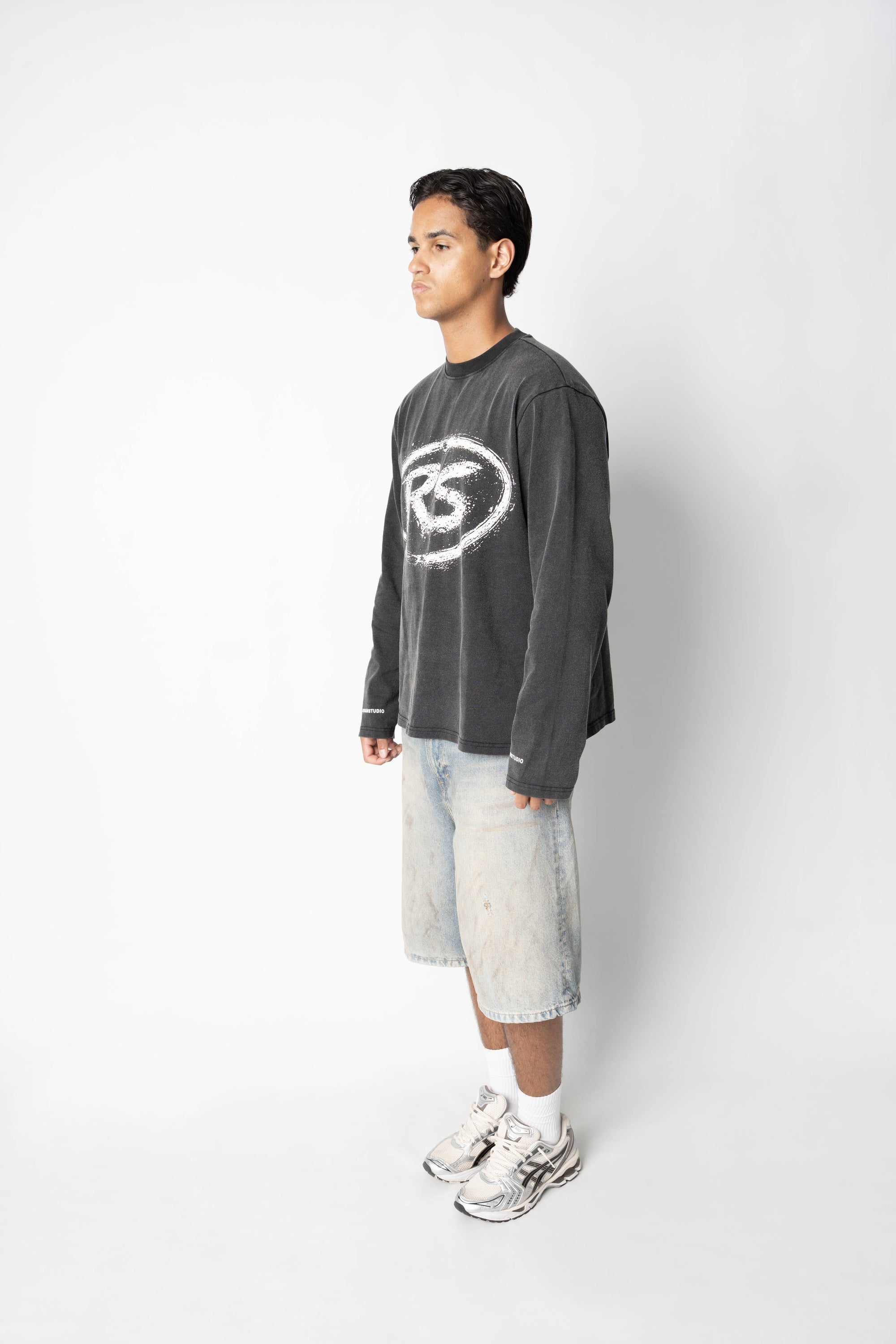 RS ATELIER LONGSLEEVE WASHED BLACK