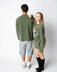 RS ATELIER LONGSLEEVE WASHED OLIVE GREEN