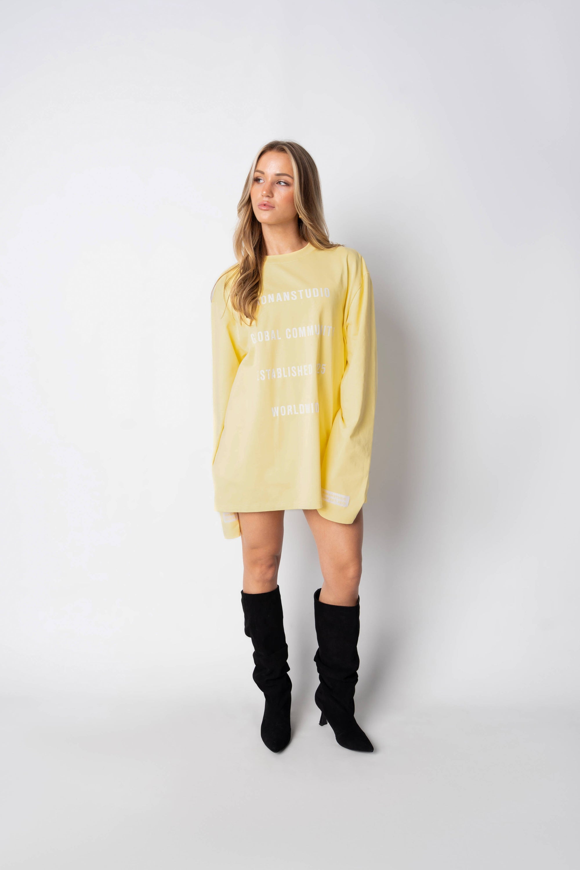 WORLDWIDE LONGSLEEVE BUTTER YELLOW
