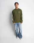 STUDIO OLIVE GREEN OVERSIZED LONGSLEEVE