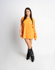 STUDIO ORANGE OVERSIZED LONGSLEEVE