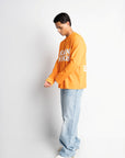 CLUB OVERSIZED LONGSLEEVE ORANGE