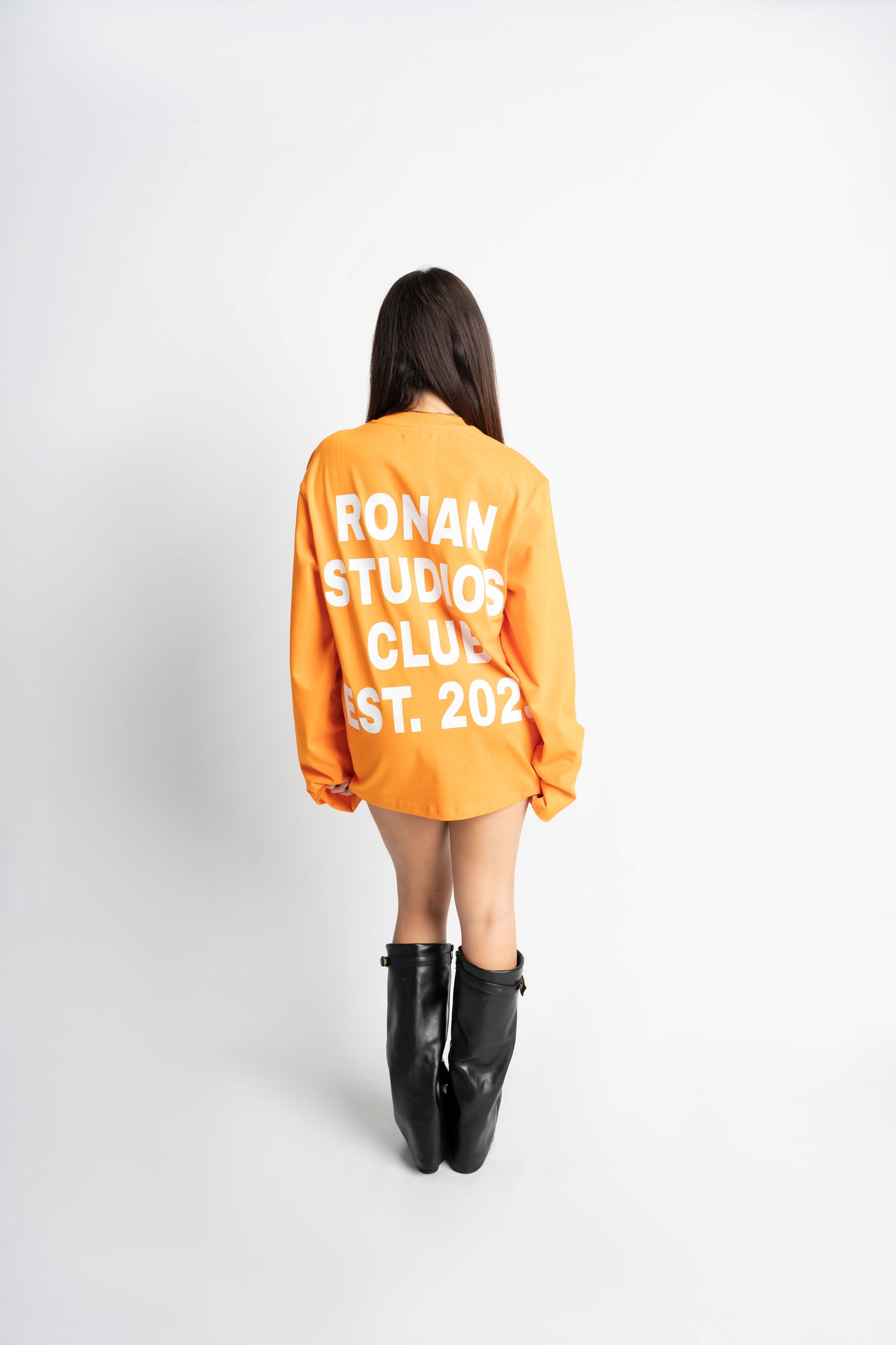 CLUB OVERSIZED LONGSLEEVE ORANGE