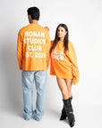 CLUB OVERSIZED LONGSLEEVE ORANGE