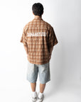 LABEL SS FLANNEL SIENNA