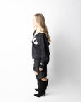 RONAN ARCHIVE ZIP UP BLACK