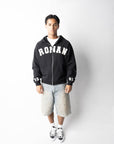 RONAN ARCHIVE ZIP UP BLACK