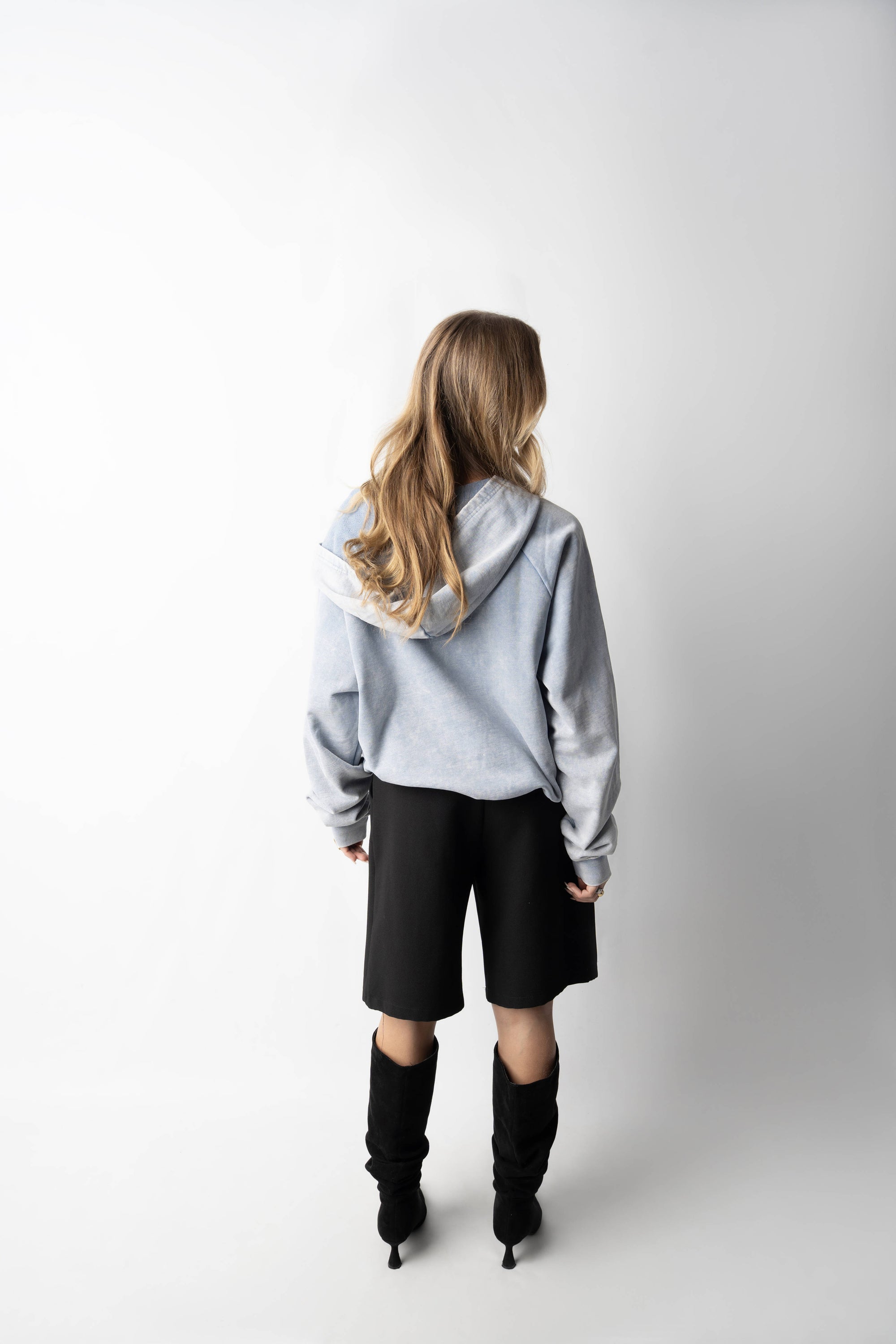 RONAN ARCHIVE ZIP UP WASHED BLUE
