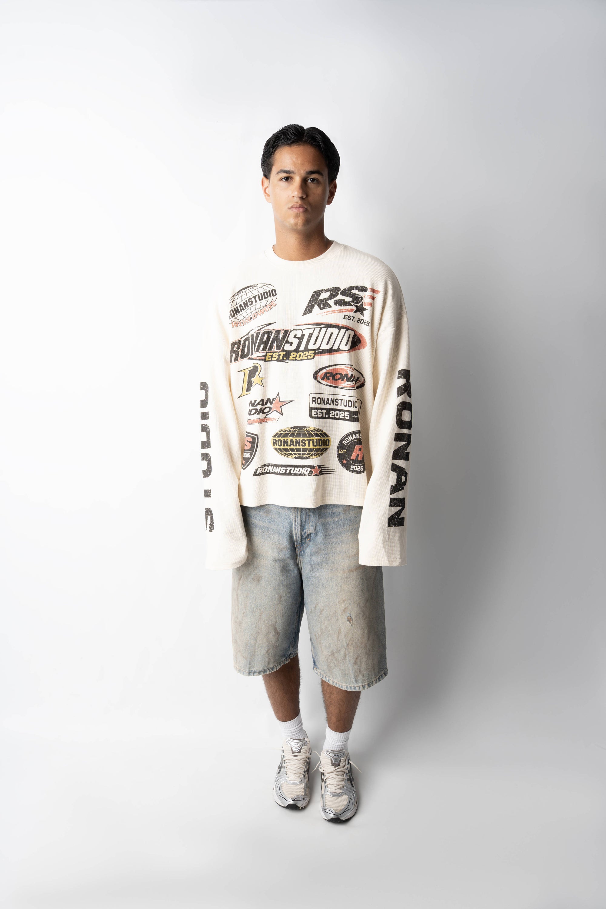 PRE-ORDER RACING WAFFLE LONGSLEEVE OFF SAND
